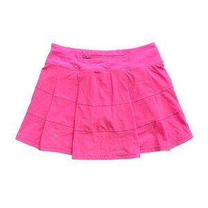 Lululemon Sonic Pink Pace Rival Mid-Rise Skirt
